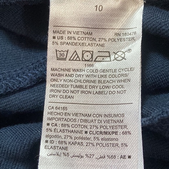 🌺 OLD NAVY Ponte Knit Navy Blue Legging Pants - Picture 7 of 7